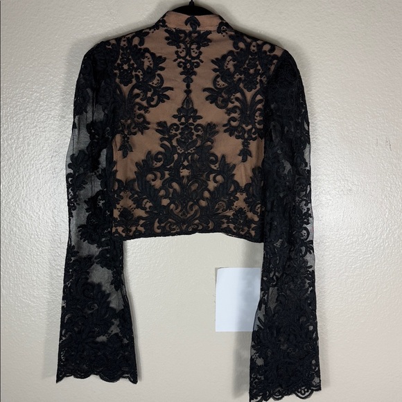 Stone Cold Fox Black Lace Blouse - Picture 7 of 7